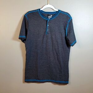 Modern Culture men's short sleeve, striped shirt, size medium